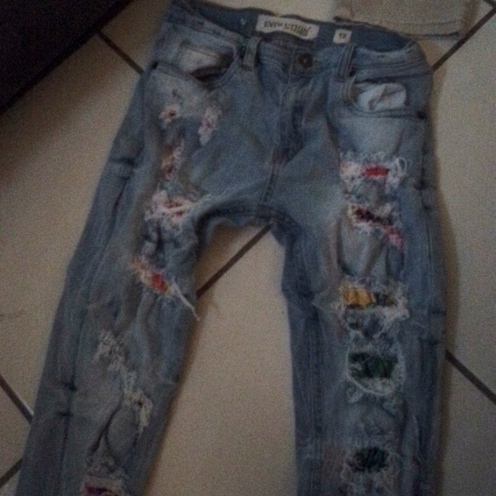 Evolution in design girls jeans size 12